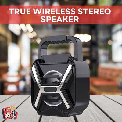 SACRO Joker (PORTABLE BLUETOOTH SPEAKER) Crystal Clear Sound Support Aux/TF CardW124 10 W Bluetooth Speaker(Black, 4.1 Channel)