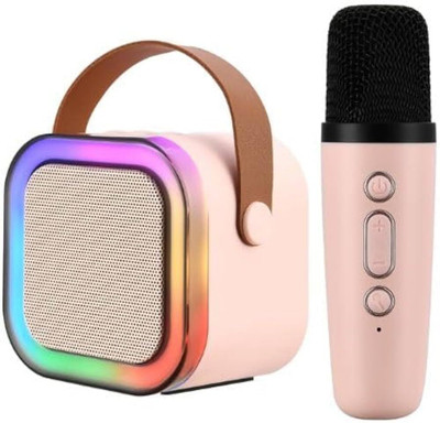 SIACART K12 Speaker Bluetooth-Compatible Wireless Karaoke Mic Speaker 5 W Bluetooth Speaker(Multicolor, 5.0 Channel)