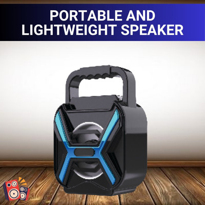 SACRO Joker (PORTABLE BLUETOOTH SPEAKER) Crystal Clear Sound Support Aux/TF CardW320 10 W Bluetooth Speaker(Black, 4.1 Channel)