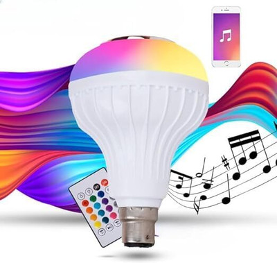 ZYNATY Zynaty Smart Music Light Bulb 12 Watt LED Bluetooth RGB Smart Bulb