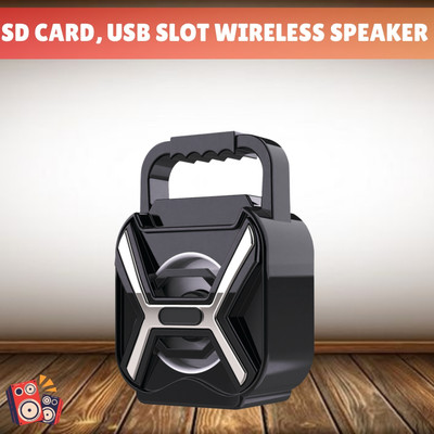 SACRO Joker (PORTABLE BLUETOOTH SPEAKER) Crystal Clear Sound Support Aux/TF CardW374 10 W Bluetooth Speaker(Black, 4.1 Channel)