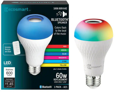 YAROH G76_Bulb speaker Smart LED Bulb with Bluetooth Speaker, 12W 10 W Bluetooth Conference Speaker(Multicolor, 4.1 Channel)