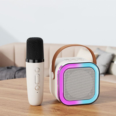 roxfire K12 Speaker with Machine Compatible and Wireless. with Google, Alexa & Siri Assistant Smart Speaker(Multicolor)