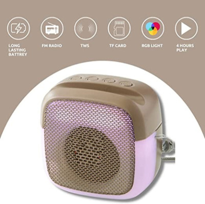 ROAR AB_644S_M424 SP HIGH BASS SOUND SPLASHPROOF WOOFER FOR DEKSTOP WITH SD,AUX SLOT 48 W Bluetooth Speaker(Multicolor, 4.1 Channel)