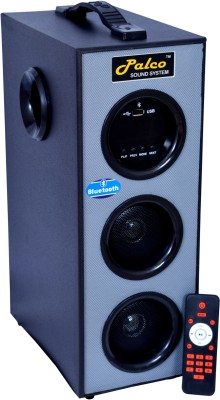 palco sound system PLC1001 Single Tower Multimedia Speaker System with Remote, USB, SD Card, AUX 40 W Bluetooth Home Theatre(Black, 2.0 Channel)