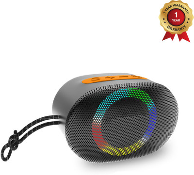 Worricow Newly Dynamic Thunder Sound with High Bass 5 W Bluetooth Speaker 1200mAh Battery 3 W Bluetooth Speaker(Black, 5.1 Channel)