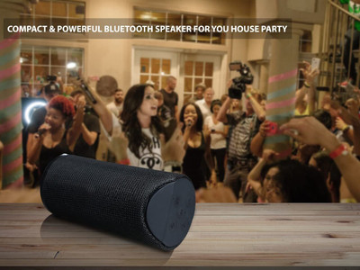 TECHEL Wireless Rechargeable Portable High bass TG-113 Bluetooth Speaker JBD1 56 W Bluetooth Party Speaker(Multicolor, 2.1 Channel)