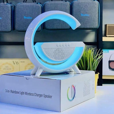 ENMORA with Google & Siri Assistant Smart Speaker(White)