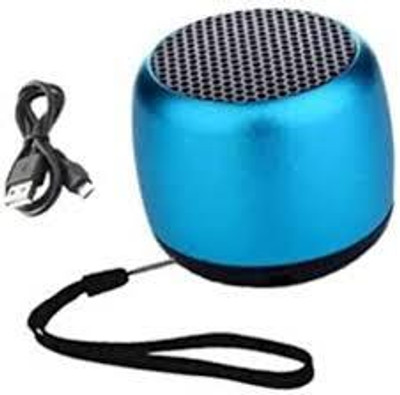 TECHEL Coin Speaker Mini Bluetooth Sound dxc5 56 W Bluetooth Party Speaker(Blue, 2.1 Channel)