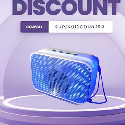 GUGGU Party Speaker, Dynamic Thunder Sound with Disco LED 5 W Bluetooth SpeakerIQ386 5 W Bluetooth Home Theatre(Multicolor, 4.1 Channel)