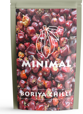 Minimal Boriya Red Chilli Whole | Gol Mirchi| Spicy Round Chillies | Sabut Lal 250g(250 g)