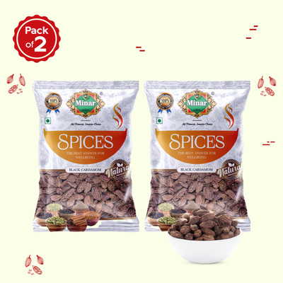 Minar black cardamiom(2 x 100 g)