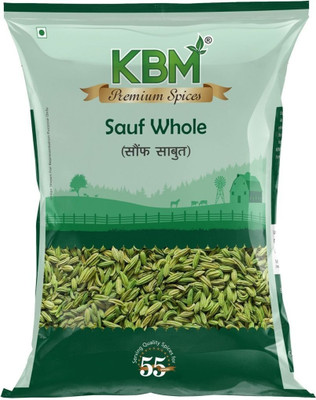 KBM Premium Souff/Fennel Whole pouch, with rich aroma and taste(100 g)