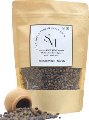 Spice Meve Indian Sichuan Pepper Corns | Triphal | Teppal | Konkani Pepper(50 g)