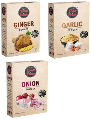 Ayus Soak & cook 3 in 1 Onion Ginger Garlic Powder(4 x 50 g)