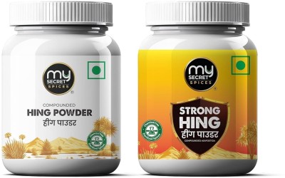 MY SECRET SPICES Strong Hing Powder & Extra Hing Powder Combo Pack (25gm Each Pack)(2 x 25 g)