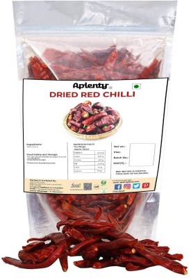 APLENTY Red Chilli (Lal Mirch Sabut) Stemless | Dry Red chilly(400 g)