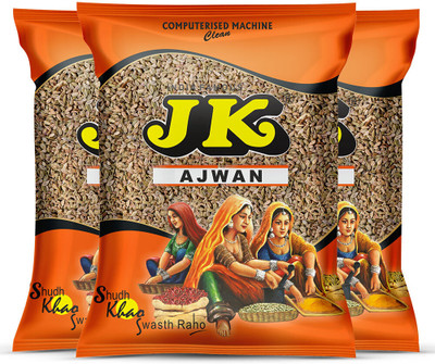 JK Ajwan 250g | Carom Seeds | Bishop's weed | Caraway Seed(3 x 250 g)