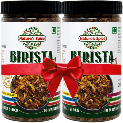 Nature's Spice Fresh Fried Onion Flakes - 500gms (Birista / Barista) Fried In Sunflower Oil(2 x 250 g)