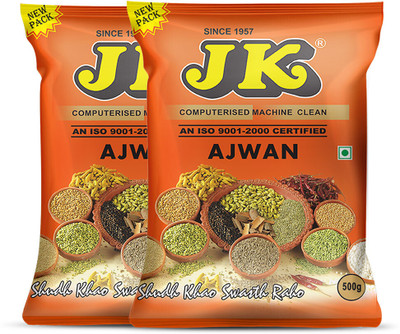 JK Ajwan 500g | Carom Seeds | Bishop's weed | Caraway seed(2 x 0.5 kg)