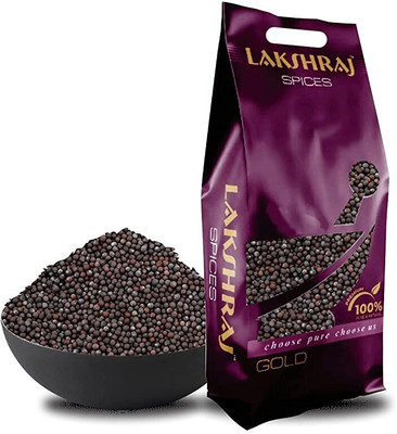 LAKSHRAJ SPICES Bold Mustard SEEDS 1Kg |Sarso/Raydo(1 kg)