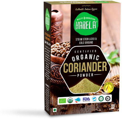 HARELA Certified Organic Coriander Powder with Natural Oils(100 g)