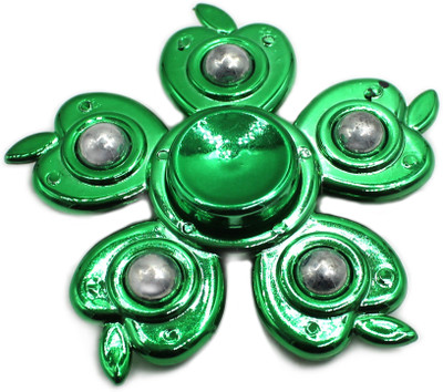 neoinsta shopping Very Beautiful 5 Sided Metal Spinner Green Design-4(Green)