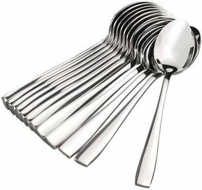 VIJAY EXPORT Special Stainless Steel Table Spoon (12 Pcs) Stainless Steel Tea Spoon, Ice Tea Spoon Set(Pack of 12)