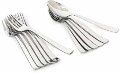 T-KA108 Spoon_6+6SF Stainless Steel Serving Spoon Set(Pack of 12)