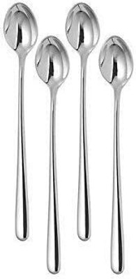 CRING LONG Handle Spoon Stainless Steel Ice Tea Spoon Set(Pack of 4)