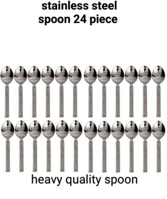 Premium Stainless Steel Spoon Set Steel Table Spoon Set(Pack of 24)