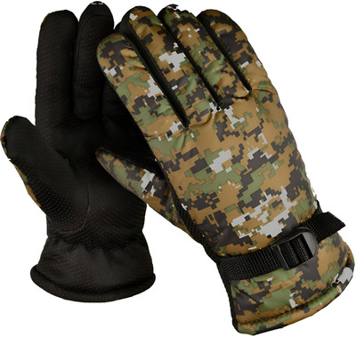 Atipriya POLYESTER WINTER GLOVES- (FREE) BROWN- 1 PAIR Riding Gloves(Brown)