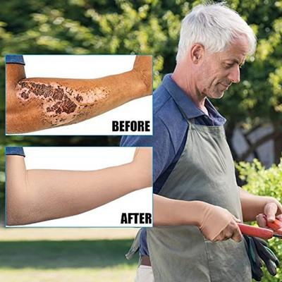 RBSOCK Cotton Arm Sleeve For Men & Women(Free, Brown)