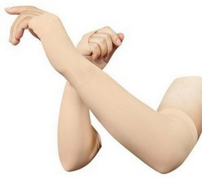 RBSOCK Cotton Arm Sleeve For Boys & Girls(Free, Brown)
