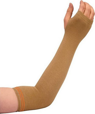 RBSOCK Cotton Arm Sleeve For Boys & Girls(Free, Brown)