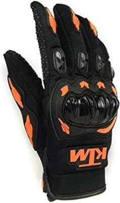 ZARRY KTM Motorcycle Gloves Bike Driving Gloves(Black)