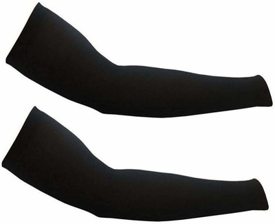 London Paree Elbow Guard Hand Gloves Arm Sleeves Gym Sports Gloves for Sun Burn Set Of 2 pair Driving Gloves(Black)