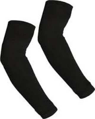 NJ FITTY Arm Sleeves For Athletic Arm Sleeves Perfect For Bike Cricket Cycling & Running Cycling Gloves(Black)