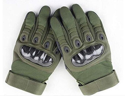 ZARRY Full Finger Bike Riding Gloves Men and Women Winter Hand Glove Driving Gloves(Green)