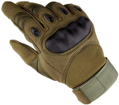 ZARRY Military Green Full Finger Tactical Hand Gloves for Men Driving Gloves(Green)