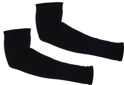 Navkar Crafts Polyester Arm Sleeve For Men & Women(Free, Black)