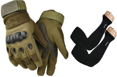 ZARRY Motorcycle Riding Gloves with Let Slim, Tactical Bike Hand Glove Driving Gloves(Green)