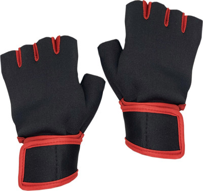 TRUE INDIAN Workout Gloves for Men and Women,Exercise Gloves for Cycling,(Red) Gym & Fitness Gloves(Red)