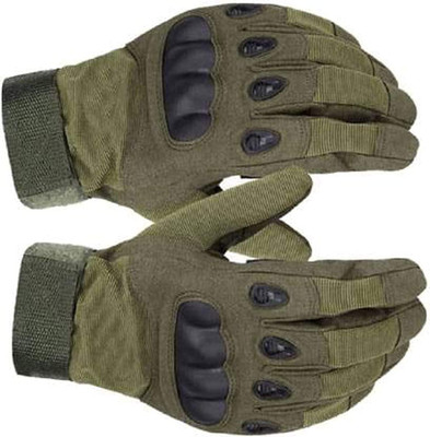 ZARRY Full Finger Winter Bike Gloves for Riding Motorcycle Gloves for Men and Women Driving Gloves(Green)