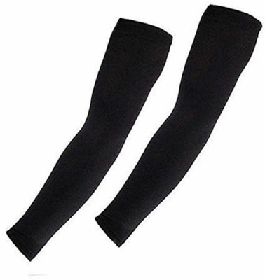 LP London paree Arm Sleeves for Bike Riding, Protection from Sun, UV, Dirt, Pollution - 1 Pair Cycling Gloves(Black)