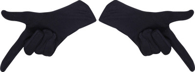 Yeahmom Sun Protection Summer Cotton Cricket Riding Hand Gloves for Men & Women- 1 Pair Riding Gloves(Black)