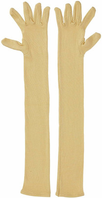 LP London paree Sun Protection Full Arm/Hand Sleeves Cotton Gloves Washable and Reusable S2 Cycling Gloves(Skin)