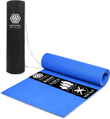Quick Shel BLUE 6MM 009 Blue 6 mm Yoga Mat