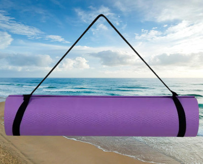 Activfyt 4mm Soft Premium EVA,Home Exercise, Gym workout,Man/Women Purple 4 mm Yoga Mat 4 mm Yoga Mat