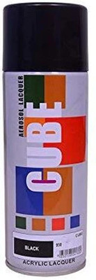 MODAROCK Cube Black Spray Paint 400 ml(Pack of 1)